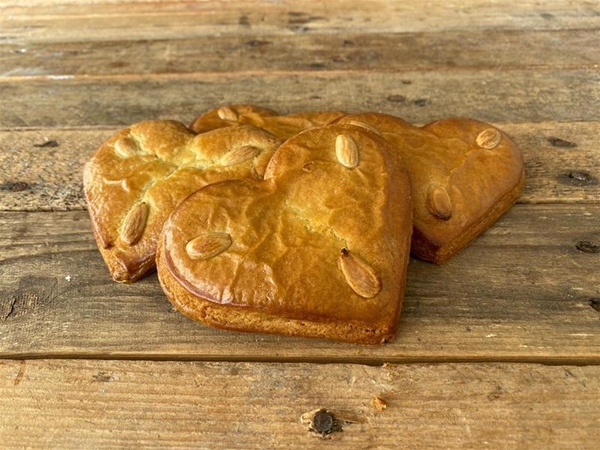 Gevulde Hart Koek