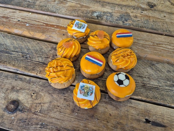 Oranje Koningkjes 9 stuks